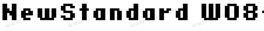 NewStandard W08字体转换